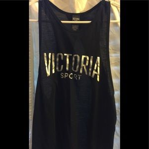 👠2/$20 Victoria Sport open back tank top